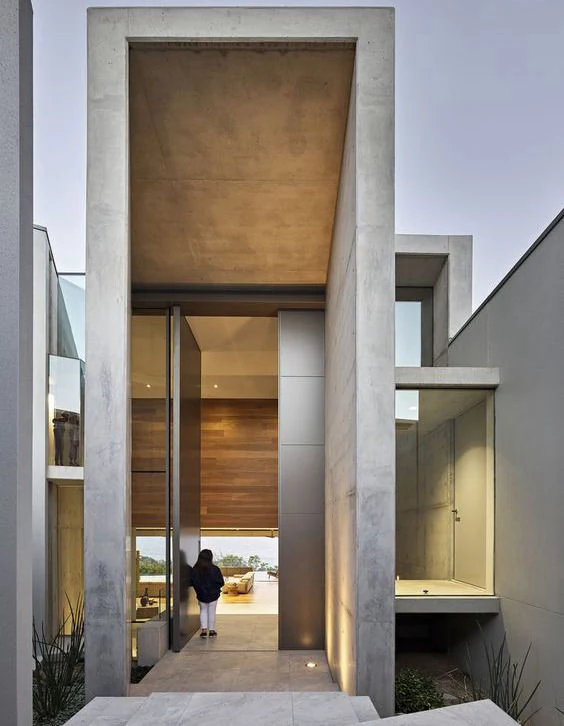 Cementare mikro çimento dış cephe kaplamalı modern konut